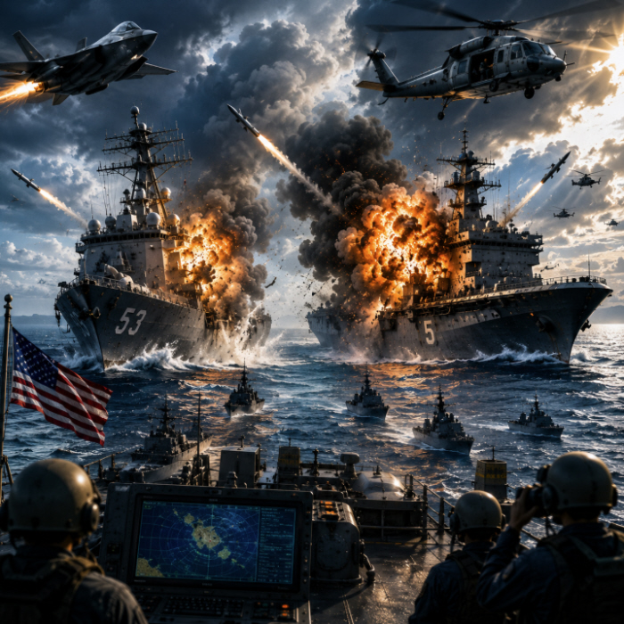 United States Sinks Two Historic Warships During The World's Largest Naval Exercise