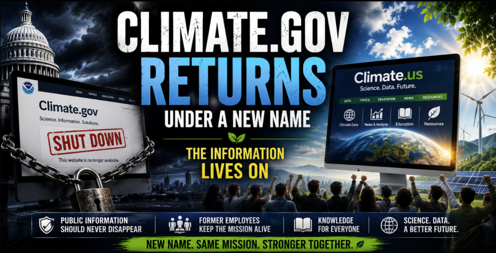 Climate.gov Reemerges Under A New Independent Platform